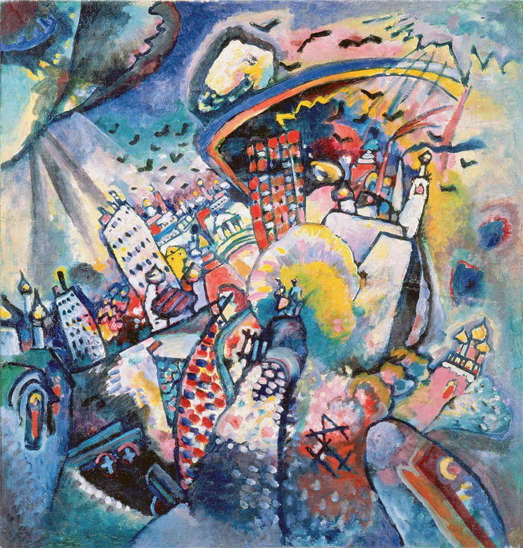 Moscow. Red Square 1916 Wassily Kandinsky Oil Painting